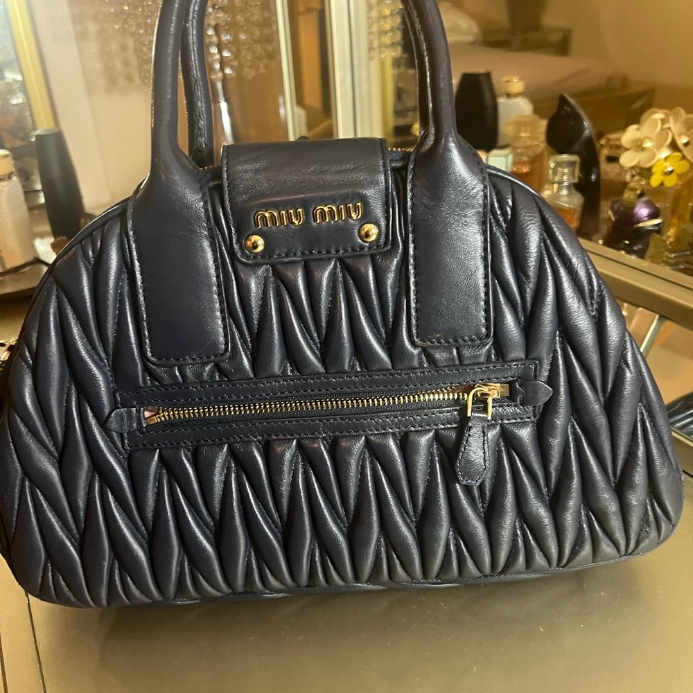 Miu Miu dark blue very good condition
